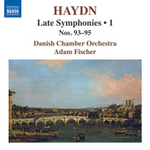 Album artwork for Haydn: Late Symphonies, Vol. 1 - Nos. 93-95