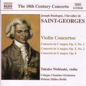 Album artwork for Saint-Georges (Bologne) : VIOLIN CONCERTOS