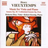 Album artwork for VIEUXTEMPS - MUSIC FOR VIOLA AND PIANO