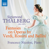 Album artwork for Thalberg: Fantasies On Operas by Verdi, Rossini & 