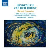 Album artwork for Hindemith & Van der Roost: Clarinet Concertos