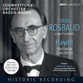 Album artwork for Rosbaud conducts Haydn