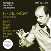 Album artwork for Ferenc Fricsay conducts Rossini, Kodaly, Zimmerman