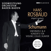 Album artwork for Schumann: Symphonies Nos. 1 & 4 - Concertos