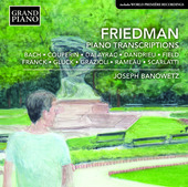 Album artwork for Friedman.: Piano Transcriptions