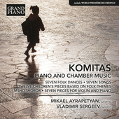 Album artwork for Komitas: Piano & Chamber Music