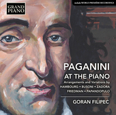Album artwork for Paganini at the Piano