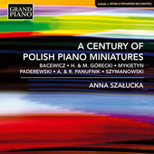 Album artwork for A Century of Polish Piano Miniatures