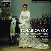 Album artwork for Tchaikovsky: Opera and Song Transcriptions for Pia