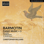 Album artwork for Barmotin: Piano Music, Vol. 3