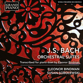 Album artwork for J.S. Bach: Orchestral Suites (transcribed for pian