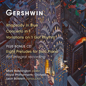 Album artwork for Gershwin: Rhapsody in Blue, Piano Concerto, Variat