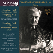 Album artwork for V3: Vaughan Williams Live