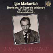 Album artwork for Igor Markevich - LE SACRRE DU PRINTEMPS 1951 & 195