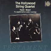 Album artwork for The Hollywood String Quartet:  Unpublished Live Re