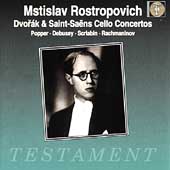 Album artwork for Mstislav Rostropovic: Cello Concertos