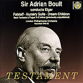 Album artwork for Sir Adrian Boult Cond