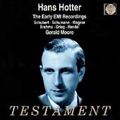 Album artwork for HANS HOTTER - EARLY EMI RECORDINGS