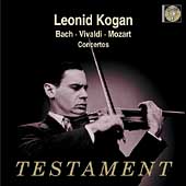 Album artwork for Bach, Vivaldi, Mozart: Violin Concertos / Kogan