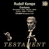 Album artwork for KEMPE CONDUCTS OVERTURES