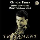 Album artwork for Brahms/Mozart : Violin Concerto (CHRISTIAN FERRAS)