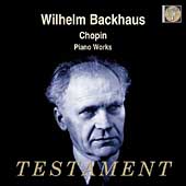Album artwork for WILHELM BACKHAUS PLAYS CHOPIN