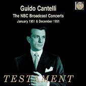 Album artwork for NBC BROADCAST CONCERTS - 1951 / Cantelli