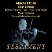 Album artwork for MISCHA ELMAN: COMPLETE DECCA RECORDINGS, VOLUME 2