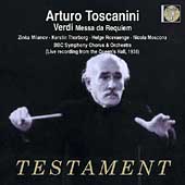 Album artwork for Arturo Toscanini Conducts Verdi: Messa da Requiem*