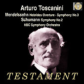 Album artwork for Mendelssohn: Hebrides Overture; et al / Toscanini