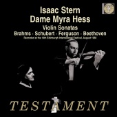 Album artwork for Isaac Stern and Myra Hess play Violin Sonatas