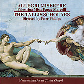 Album artwork for Allegri: Miserere (Tallis Scholars)