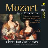 Album artwork for Mozart Piano Concertos - Zacharias