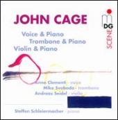 Album artwork for Cage: Voice & Piano/Trombone & Piano/Violin & Pian