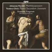 Album artwork for Herold: Matthäuspassion - Clinio: Passio secundum