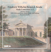 Album artwork for Benda: Viola Concertos Nos. 1-3