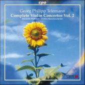 Album artwork for Telemann: Complete Violin Concertos vol. 2