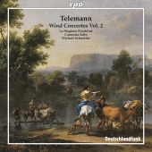 Album artwork for Telemann: Wind Concertos Vol. 2