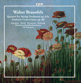 Album artwork for Braunfels: String Quintet, Op. 63 & Sinfonia conce