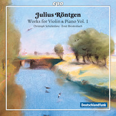 Album artwork for Rontgen: WORKS VIOLIN & PIANO vol.1