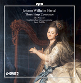 Album artwork for Hertel:  Three Harp Concertos