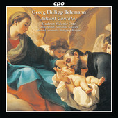 Album artwork for Telemann: Advents Cantatas