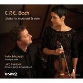 Album artwork for CPE Bach: Works for Keyboard & Violin / Schayegh, 
