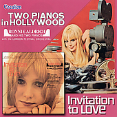 Album artwork for TWO PIANOS IN HOLLYWOOD / INVITATION TO LOVE