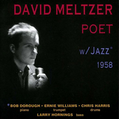 Album artwork for David Meltzer - Poet With Jazz 