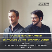 Album artwork for Mozart: Piano Concertos 22 & 24 / Richard-Hamelin