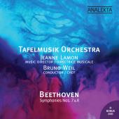 Album artwork for Beethoven Symphonies 7 & 8 / Tafelmusik, Weil