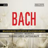 Album artwork for Bach: Brandenburg Concerti 1-6 / Maute
