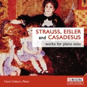 Album artwork for STRAUSS, EISLER AND CASADESUS: WORKS FOR PIANO SOL