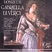 Album artwork for DONIZETTI: GABRIELLA DI VERGY